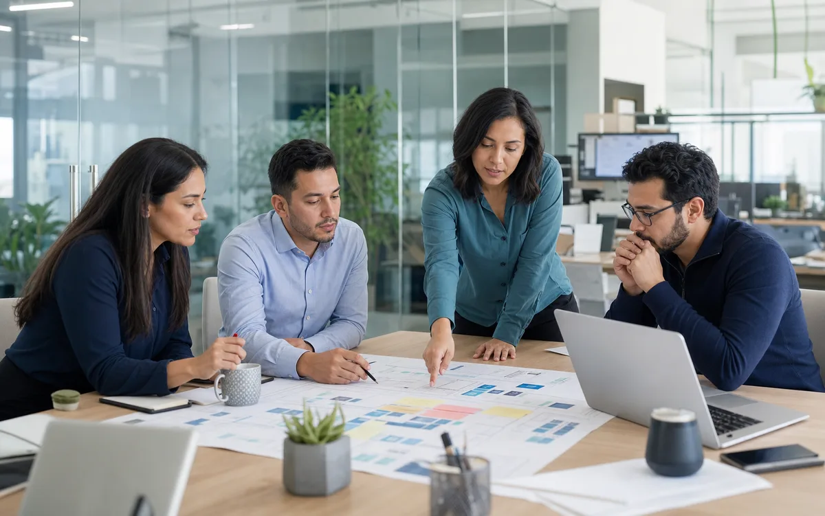 Consultores articulando seguridad, software, datos y gobernanza